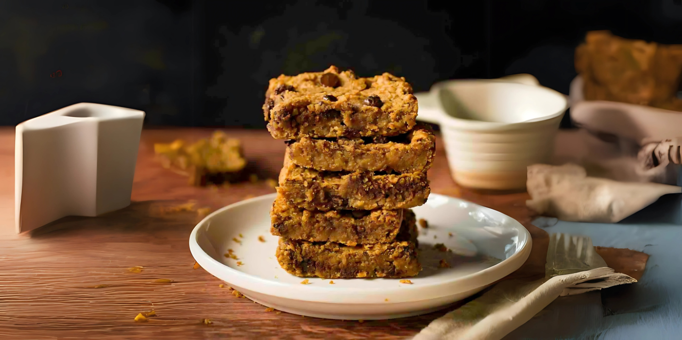 Vegan High-Protein Cookie Dough Bars