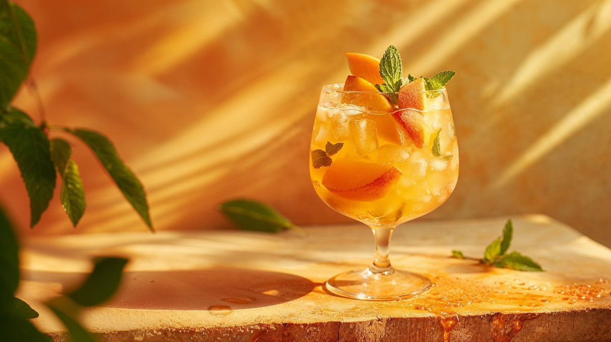 Peachy Protein Mocktail Recipe